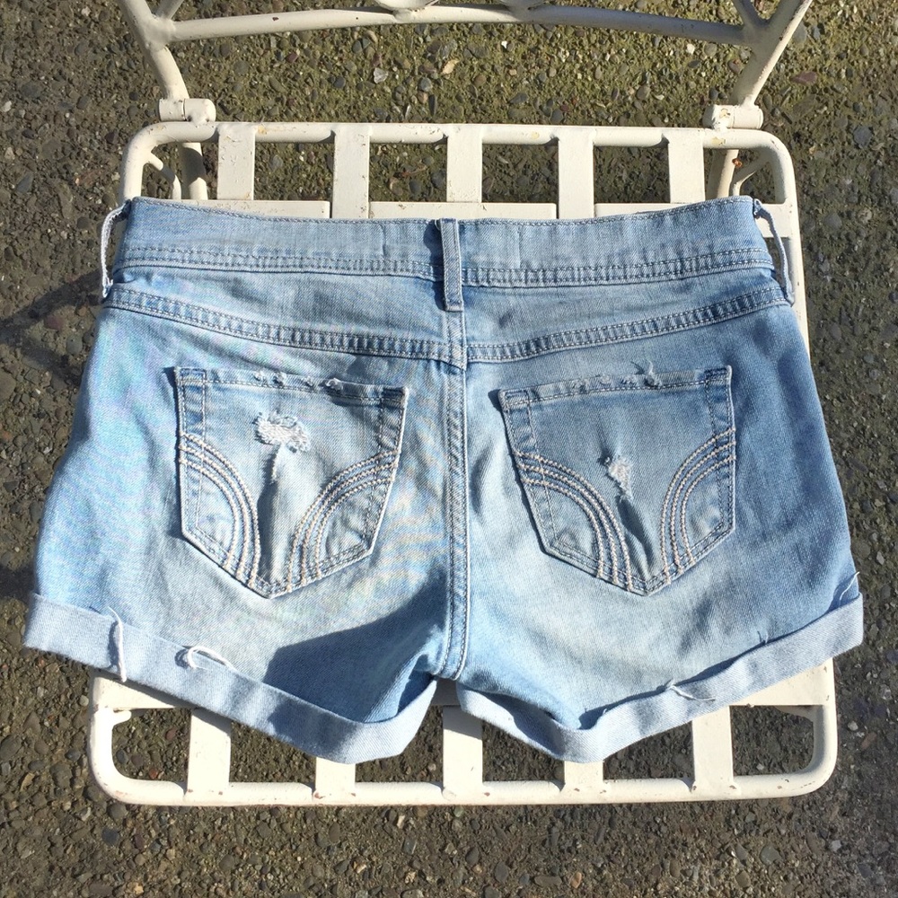 HOLLISTER - RIPPED MIDI SHORTS - Picture 5 of 6